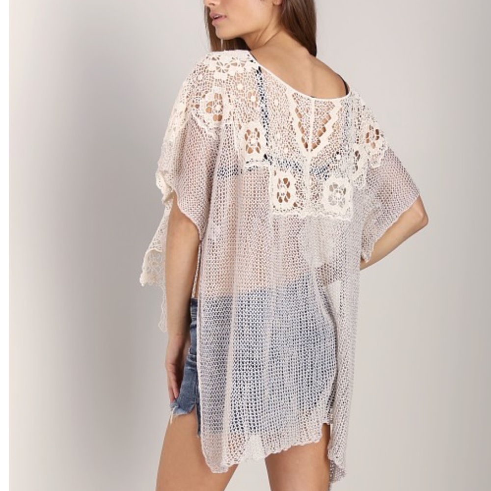 Free People Bad Romance crocheted pullover - Picture 6 of 15